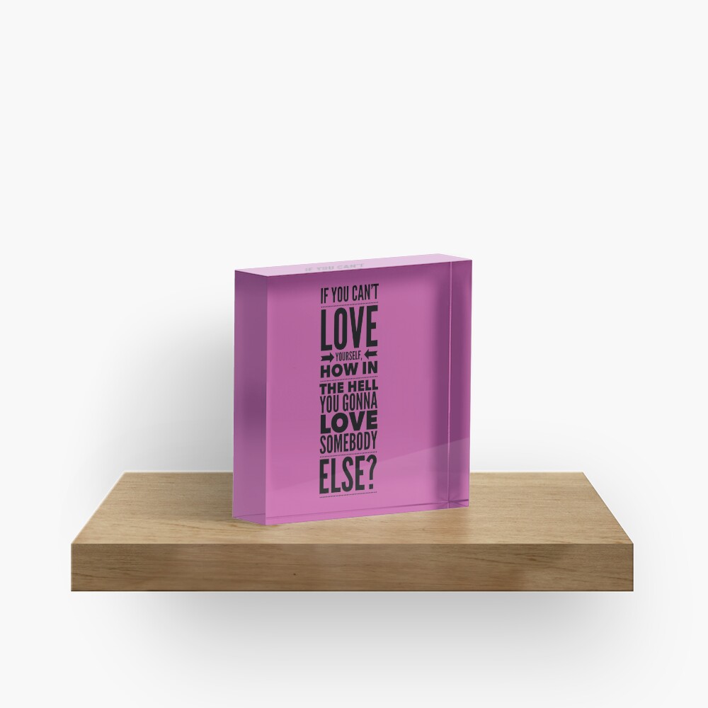 Rus Wise Words Acrylic Block