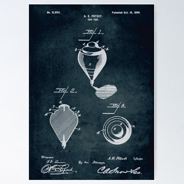 Item preview, 1899 Toy top designed and sold by xaviervieiraart.