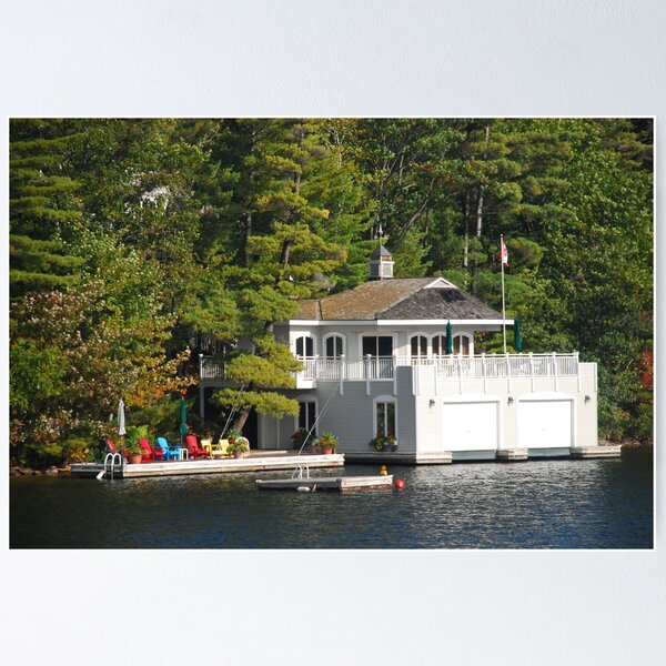 Item preview, A Little BoatHouse on Lake MUSKOKA designed and sold by deville.
