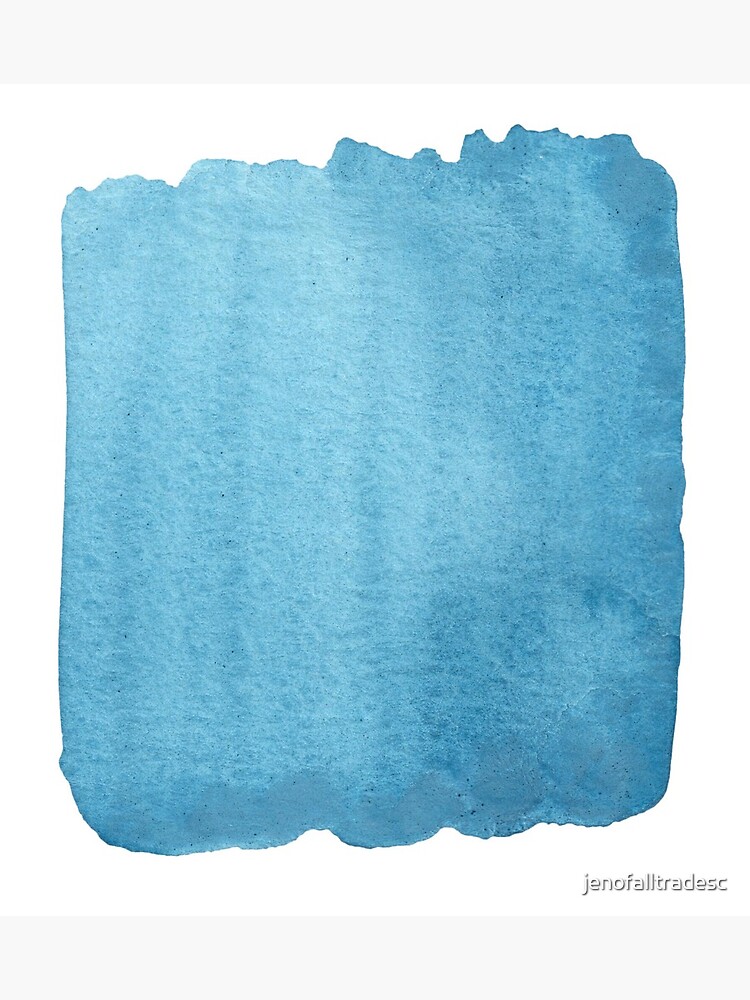 Blue Watercolor brush stroke (small) by jenofalltradesc