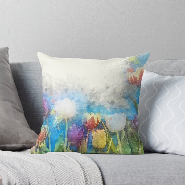Item preview, Watercolor Tulips designed and sold by pinkarmy25.