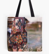 Dress and Grass Tote Bag