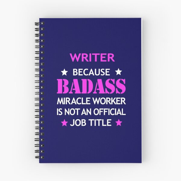 Item preview, Writer Badass Birthday Funny Christmas Cool Gift designed and sold by smily-tees.