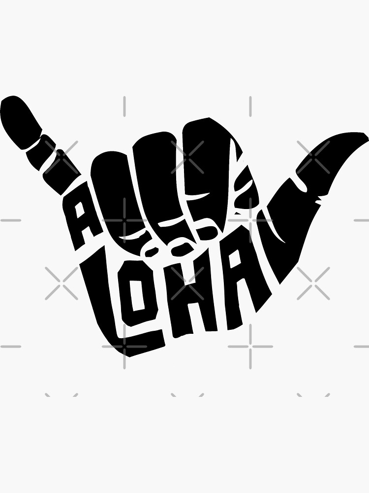 Shaka Vinyl Decals – Choke Aloha