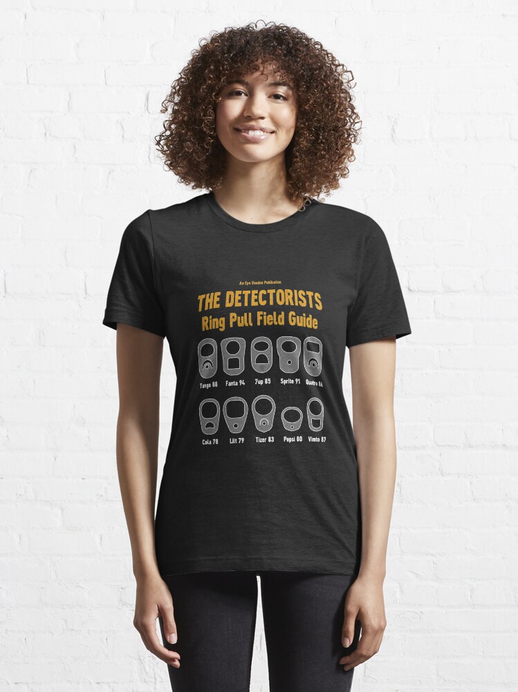 Alternate view of Detectorists Ring Pull Field Guide by Eye Voodoo Essential T-Shirt