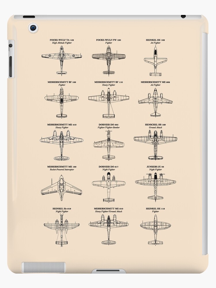 German Aircraft of WW2" iPad Case & Skin for by rogue-design |