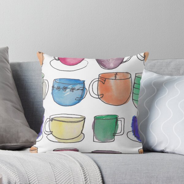 Item preview, Watercolour tea cups designed and sold by CraftCartwright.