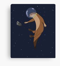 Otter Space Canvas Print