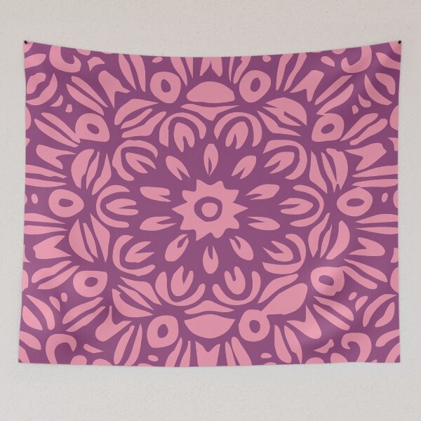 Item preview, Floral Burst, Light & Dark Pink Mandala 15 designed and sold by Mia Harper Design.