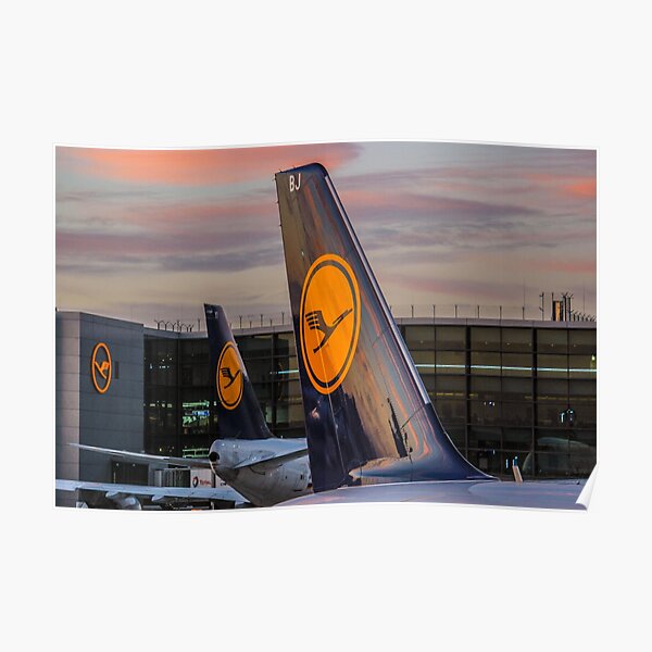 Lufthansa tails Poster