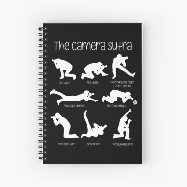 Camera Sutra Funny Photographer Design Spiral Notebook