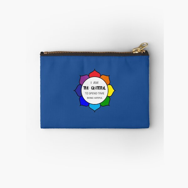 Item preview, Too Grateful To Be Hateful - Blue designed and sold by 4wordsmovement.