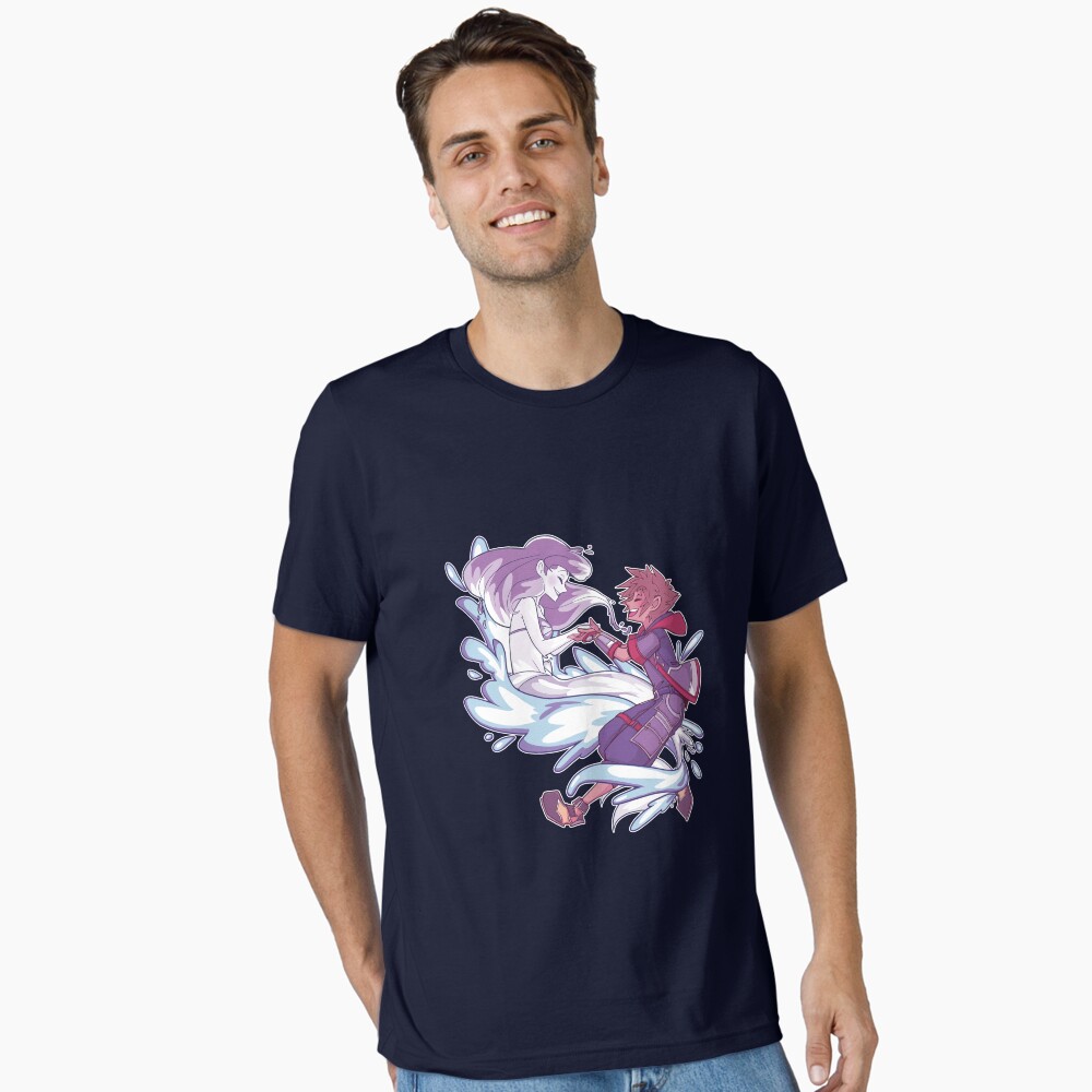 Vista previa del artículo con la obra «Camiseta esencial», diseñado y vendido por DaPandaBanda.