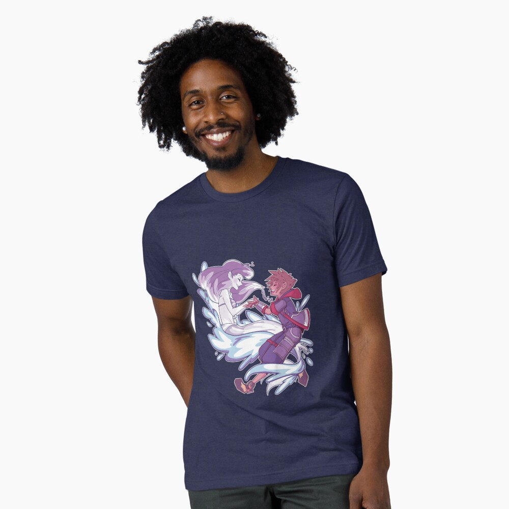 Vista previa del artículo con la obra «Camiseta de tejido mixto», diseñado y vendido por DaPandaBanda.