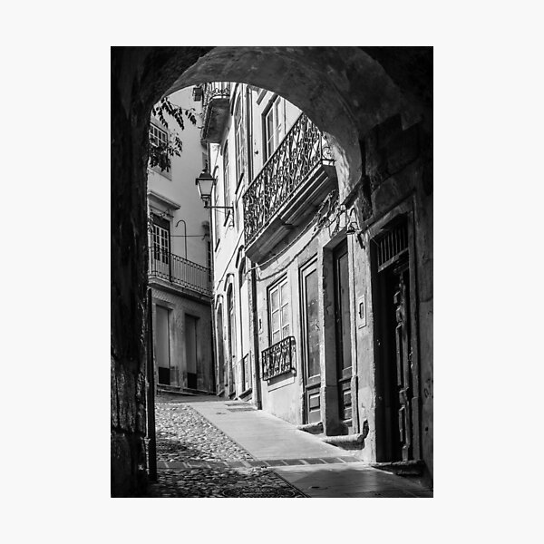 Alley, Coimbra, Portugal Photographic Print