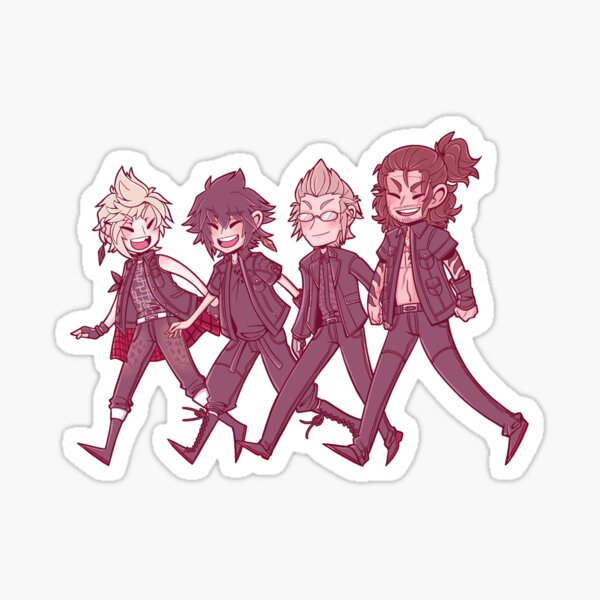 Vista previa del artículo con la obra «Feliz 2do aniversario, FFXV», diseñado y vendido por DaPandaBanda.