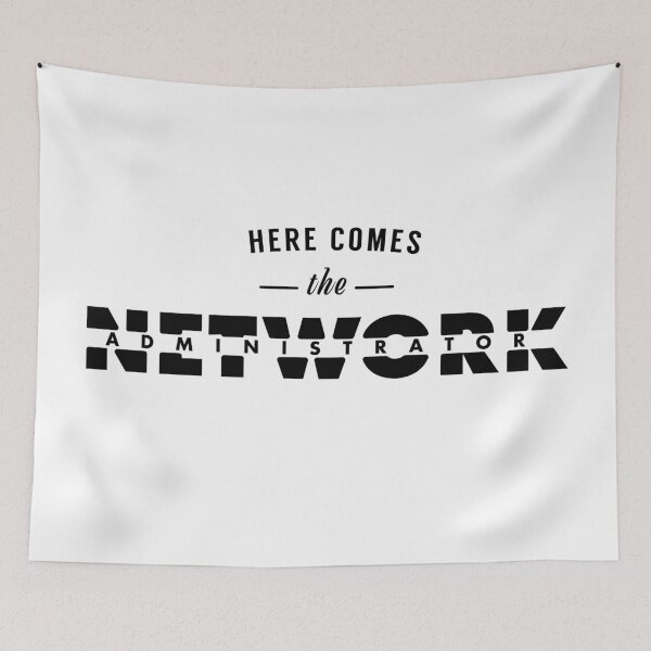 Item preview, Here Comes The Network Administrator Black Great Gift Idea For System Admins designed and sold by SphereZones.