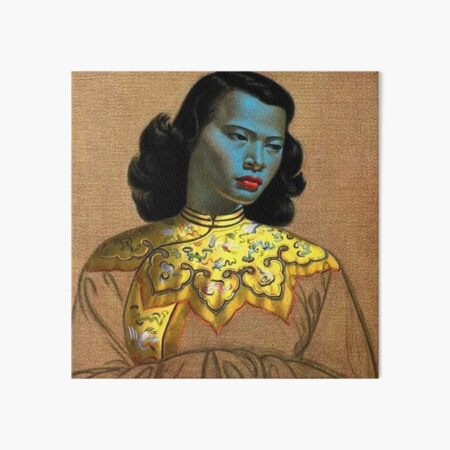 Vladimir Tretchikoff's 'the Chinese Girl, The Green Lady' Art Print Art Board Print