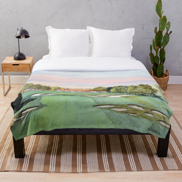 Bethpage Golf Course 18th Hole Throw Blanket