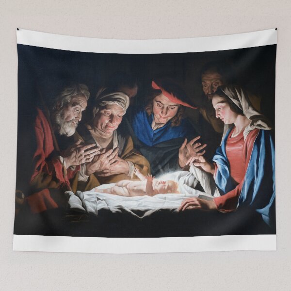 Item preview, Christmas Nativity of Jesus -  Adoration of the Shepherds  designed and sold by The Great  Art.