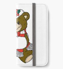 Adorable Christmas Bear iPhone Wallet/Case/Skin