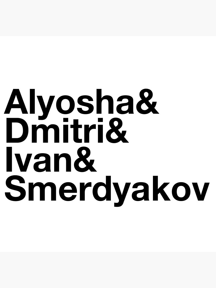 "Dostoevsky The Brothers Karamazov Character List Alyosha & Dmitri