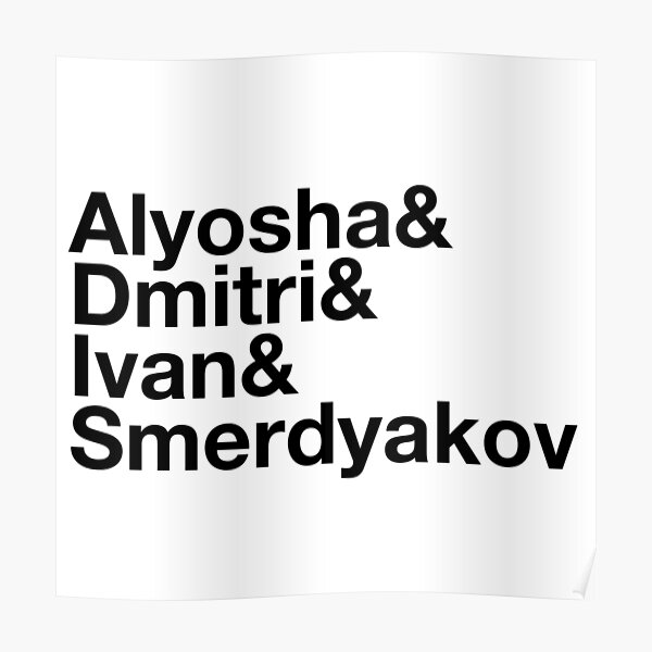 "Dostoevsky The Brothers Karamazov Character List Alyosha & Dmitri