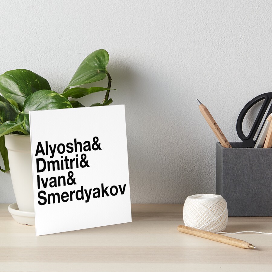 "Dostoevsky The Brothers Karamazov Character List Alyosha & Dmitri