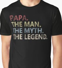 Mens The Man The Myth The Legend Shirt pour Papa Papa T-shirt graphique