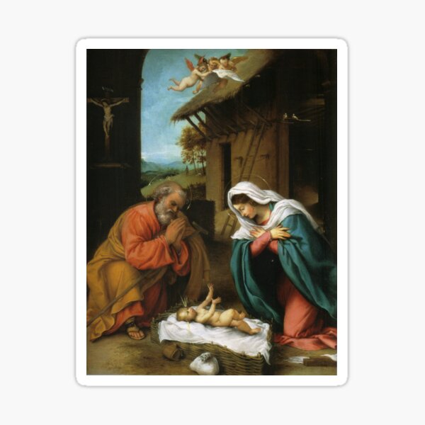 Item preview, Christmas Nativity of Jesus  Lorenzo Lotto designed and sold by The Great  Art.