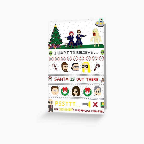 I Want to Believe Santa vinyl decal sticker Parody X-Files Christmas Holiday