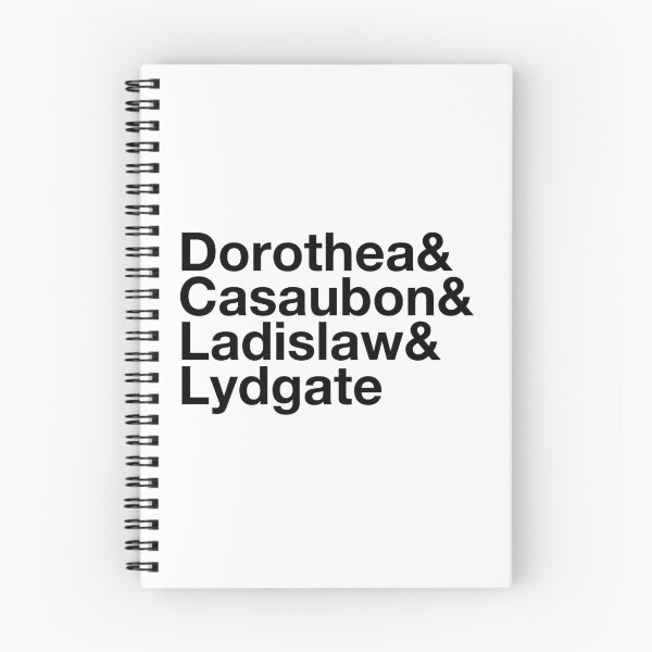 Item preview, George Eliot Middlemarch Character List: Dorothea & Casaubon & Ladislaw & Lydgate designed and sold by kierkegaard.