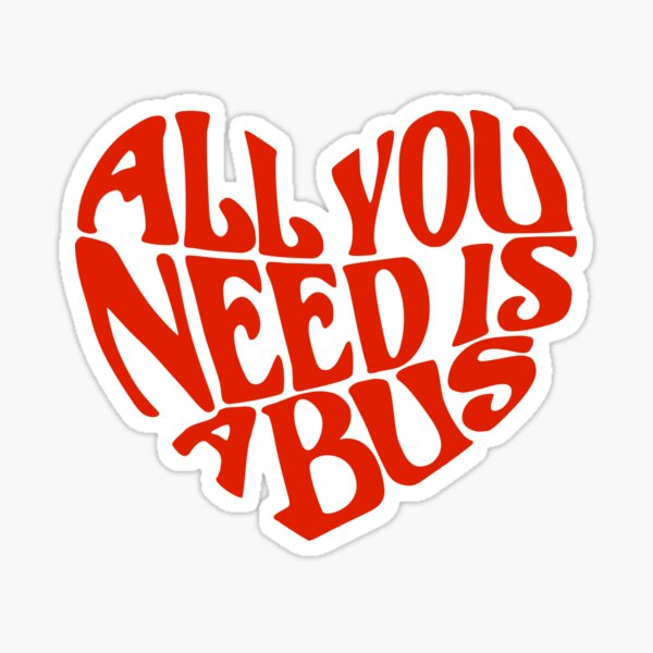 All you need is love Sticker for Sale by holdmylove