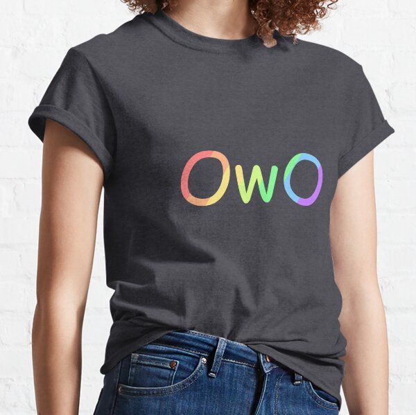 Owo T Shirts Redbubble - owo shirt roblox