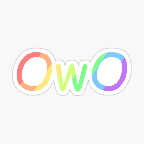 Uwu Owo Stickers Redbubble - uwu owo roblox