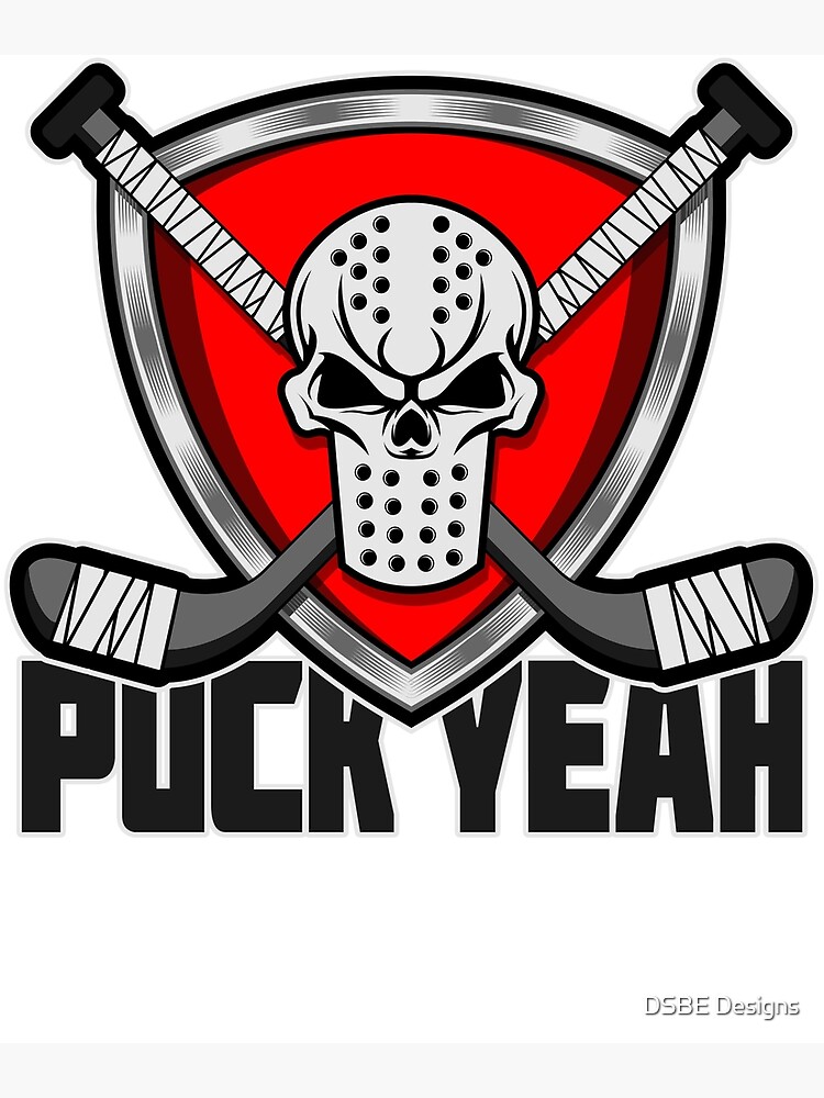 Puck Yeah Ice Hockey Fan gift for Players and Supporters