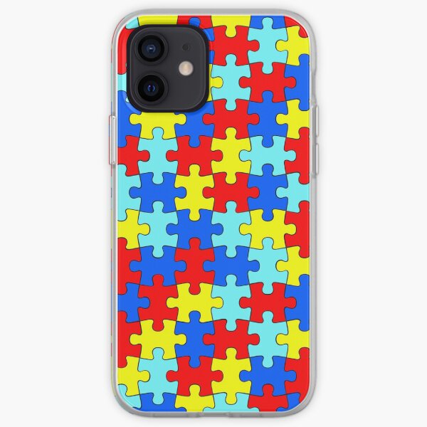Autism Puzzle Pieces iPhone Soft Case
