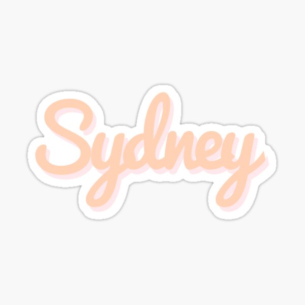 "Sydney" Sticker For Sale By Hananharwood | Redbubble