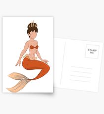 Mermaid Adella Postcards