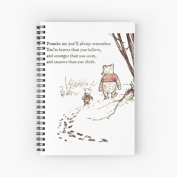 You are BRAVE (transparent background) Spiral Notebook