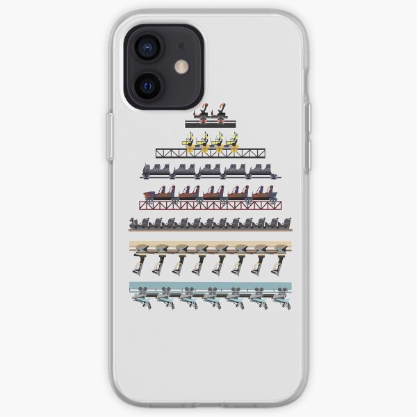 Alton Towers Coaster Trains Design iPhone Soft Case