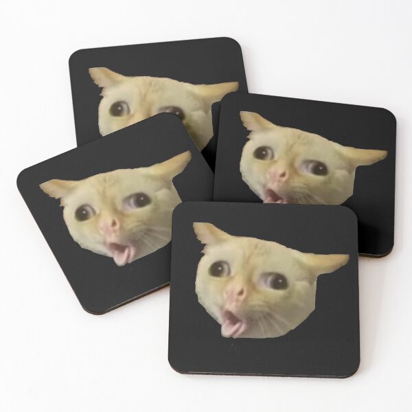 Item preview, Cat Coughing Like A Kid Meme designed and sold by RachelTintedRed.