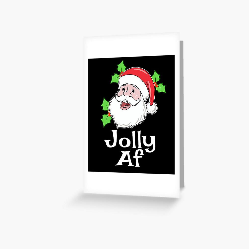 Jolly AF Christmas Candle Christmas Gifts for Friends Santa 