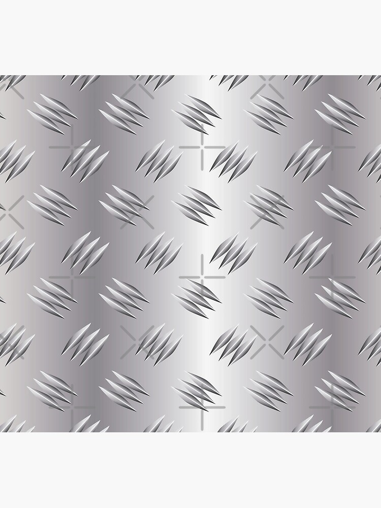 Steel Aluminium Metal Tread Plate Checker Plate Diamond Design by thespottydogg