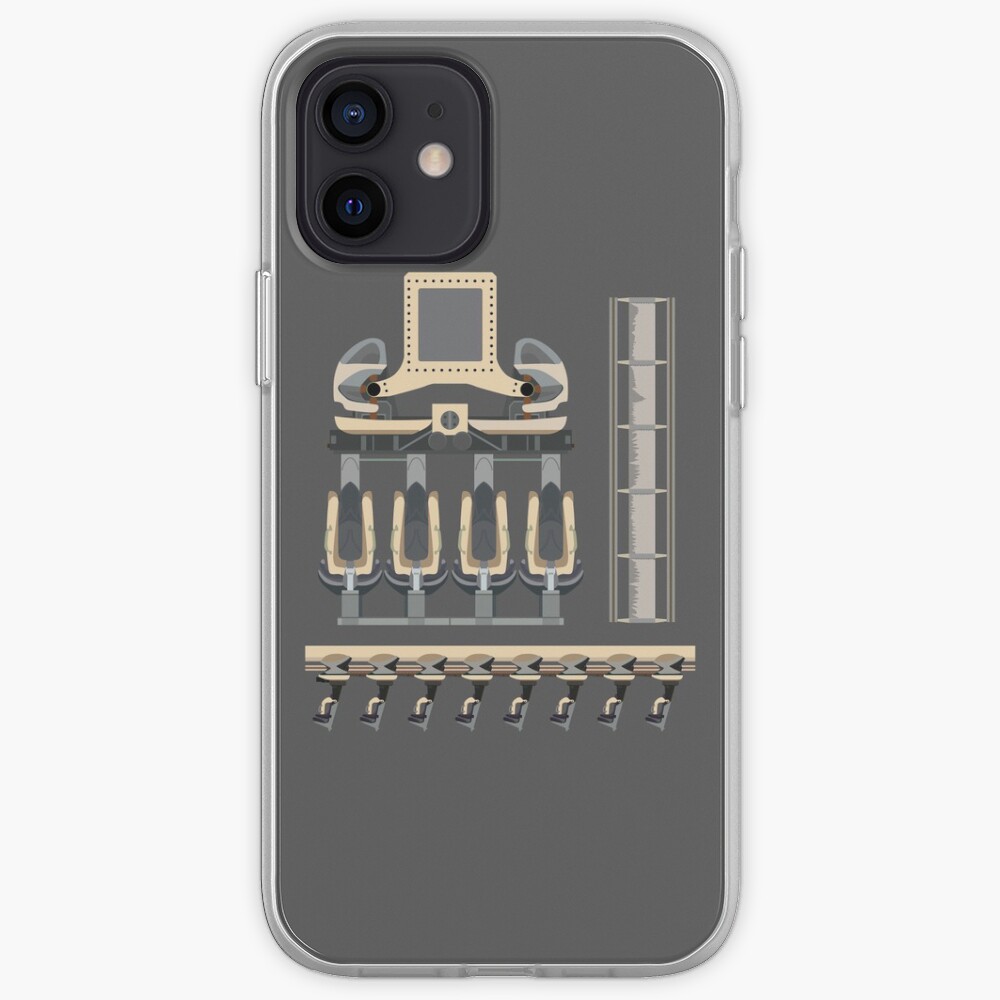 Nemesis Rollercoaster Alton Towers Blueprint Design iPhone Case & Cover