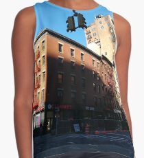 New York City, Manhattan, New York, downtown, #NeeYorkCity, #Manhattan, #NeeYork, #downtown, #buildings, #streets, #avenues, #skyscrapers, #cars, #pedestrians Contrast Tank