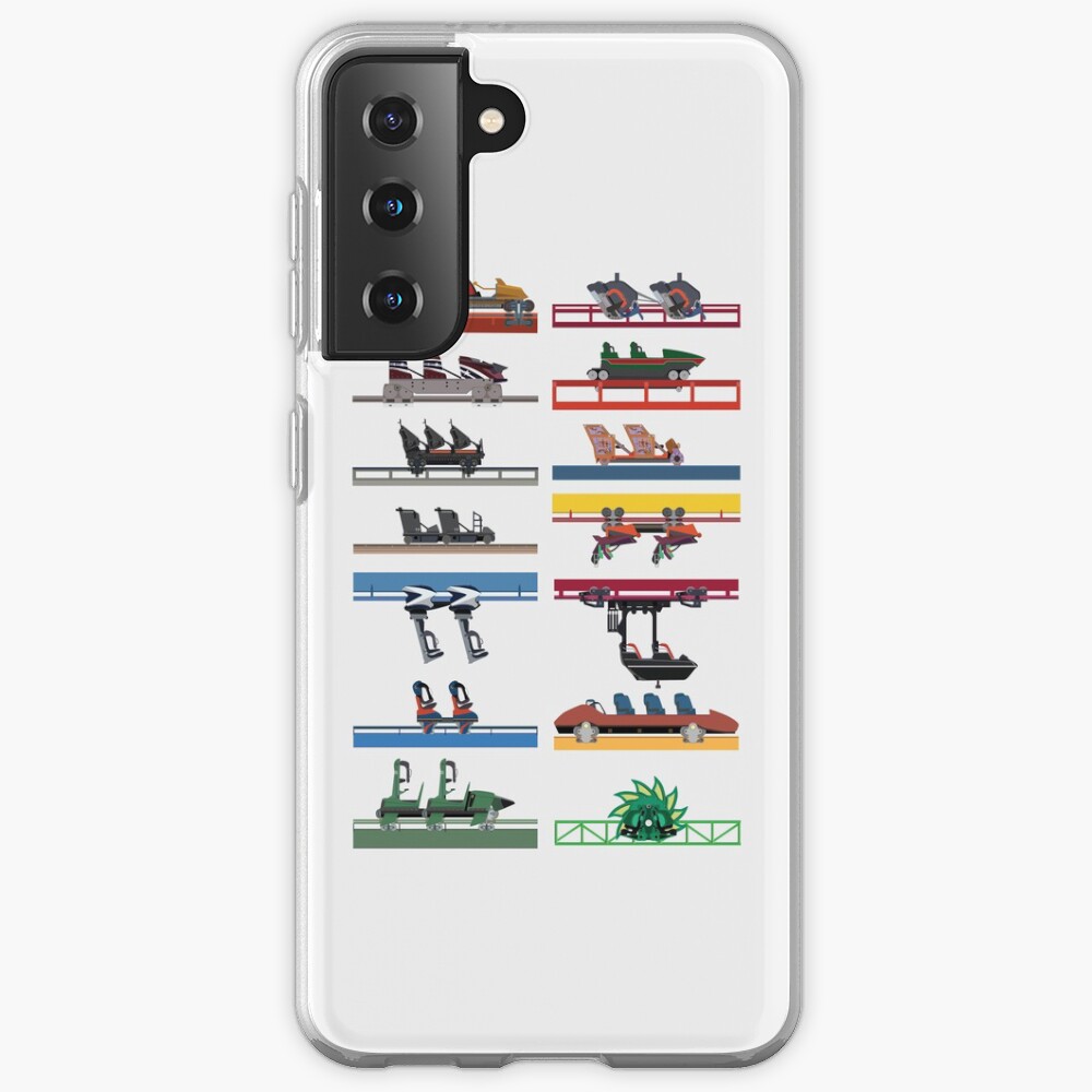 Six Flags Magic Mountain Coaster Cars Design Case & Skin for Samsung Galaxy
