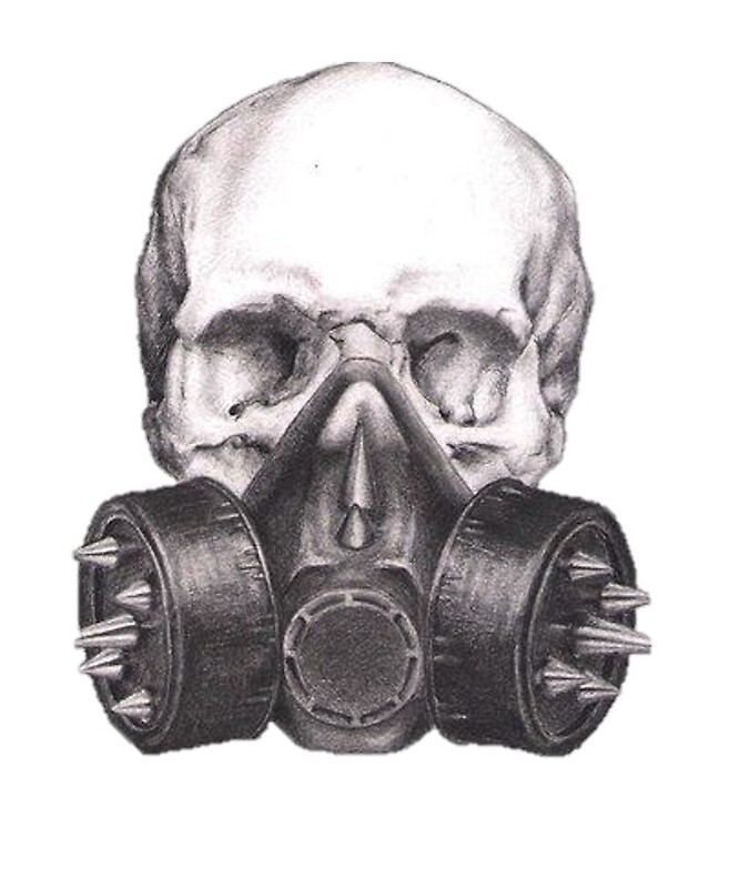 Череп в противогазе картинки