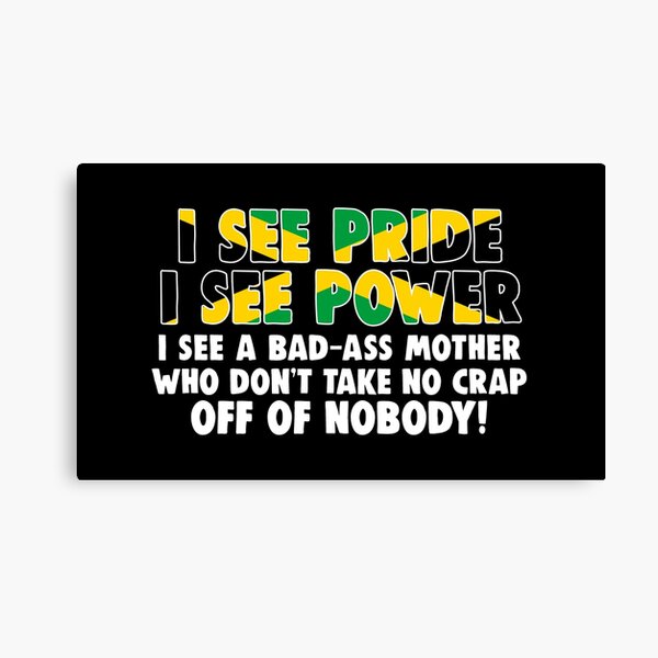 I see Pride, I see Power - Cool Runnings Canvas Print
