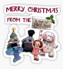 Merry Christmas from the Island of Misfit Toys Sticker